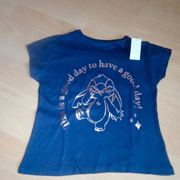 Joli pyjama coton Stitch 4/5 ans 🌹 Disney classique🌹 neuf avec étiquette - photo numéro 2