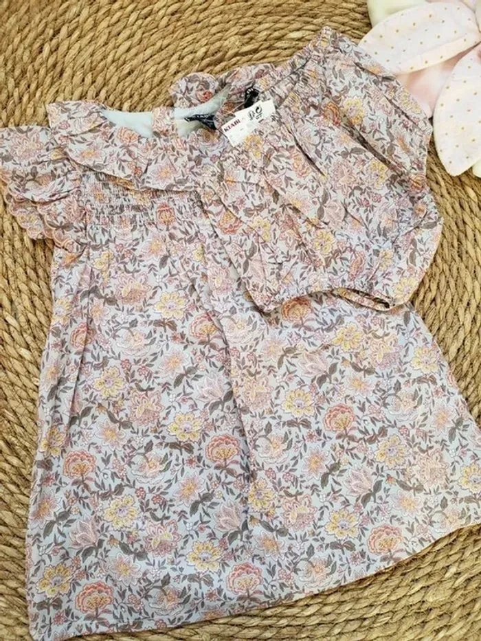 Robe été fleurie 18mois neuve - photo numéro 2