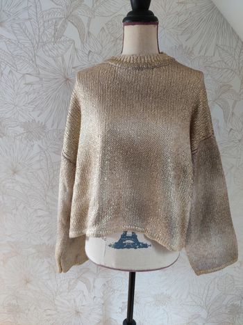 Pull doré c&a