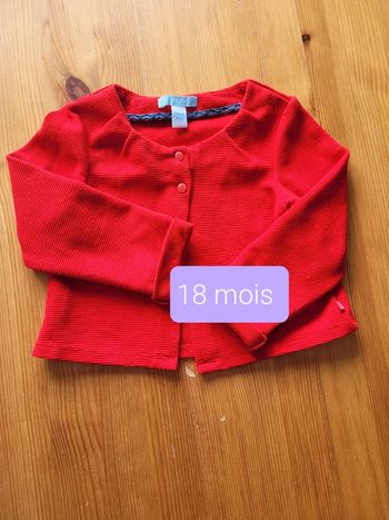 Gilet okaidi 18 mois