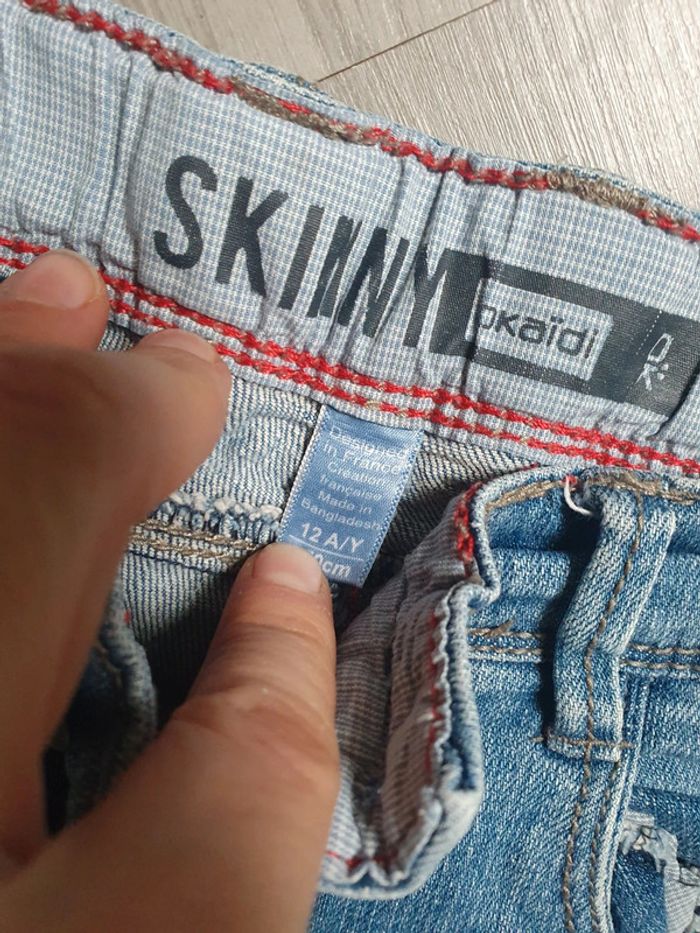 Pantalon jeans 12ans Garçon - photo numéro 2