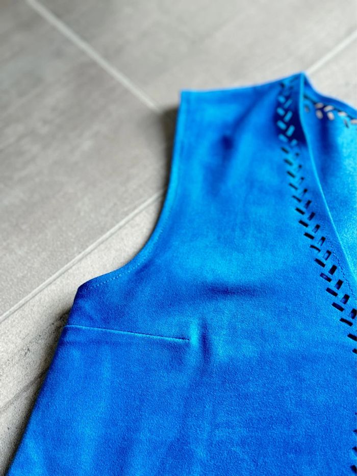 Robe bleu roi daim 42 - photo numéro 6