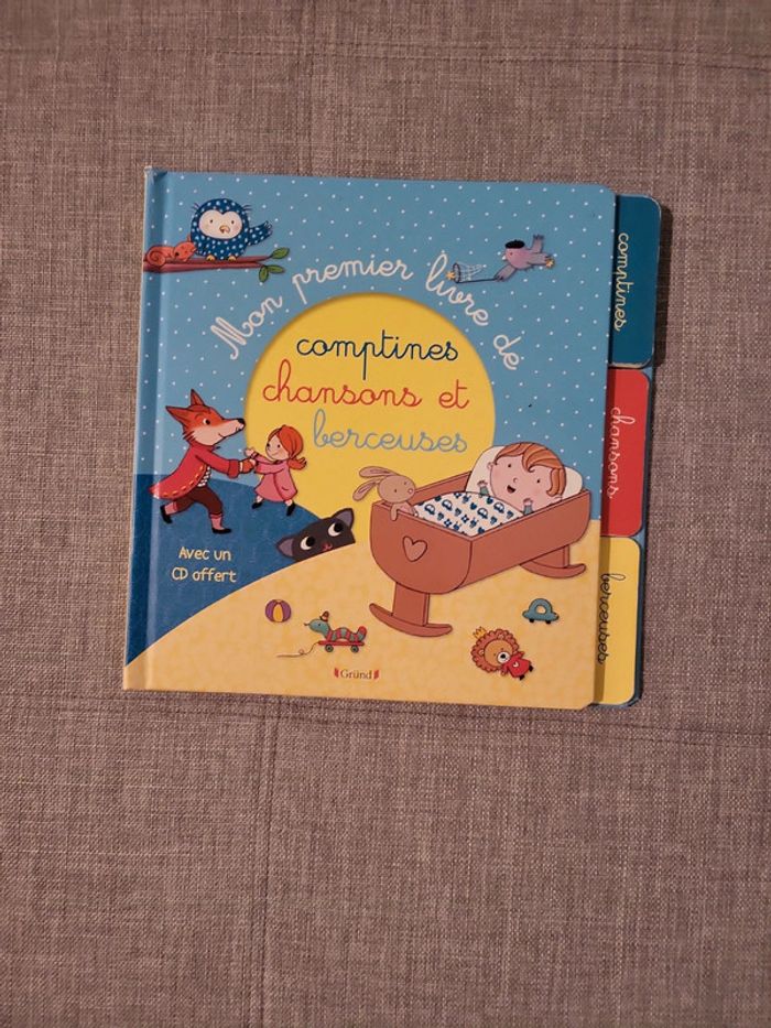 Livre "comptines chanssons et berceuses"