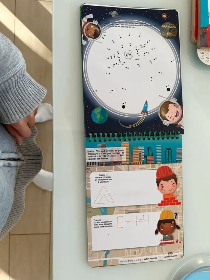 Livre effaçable mon carnet de voyage jeux 2 momes - photo numéro 7