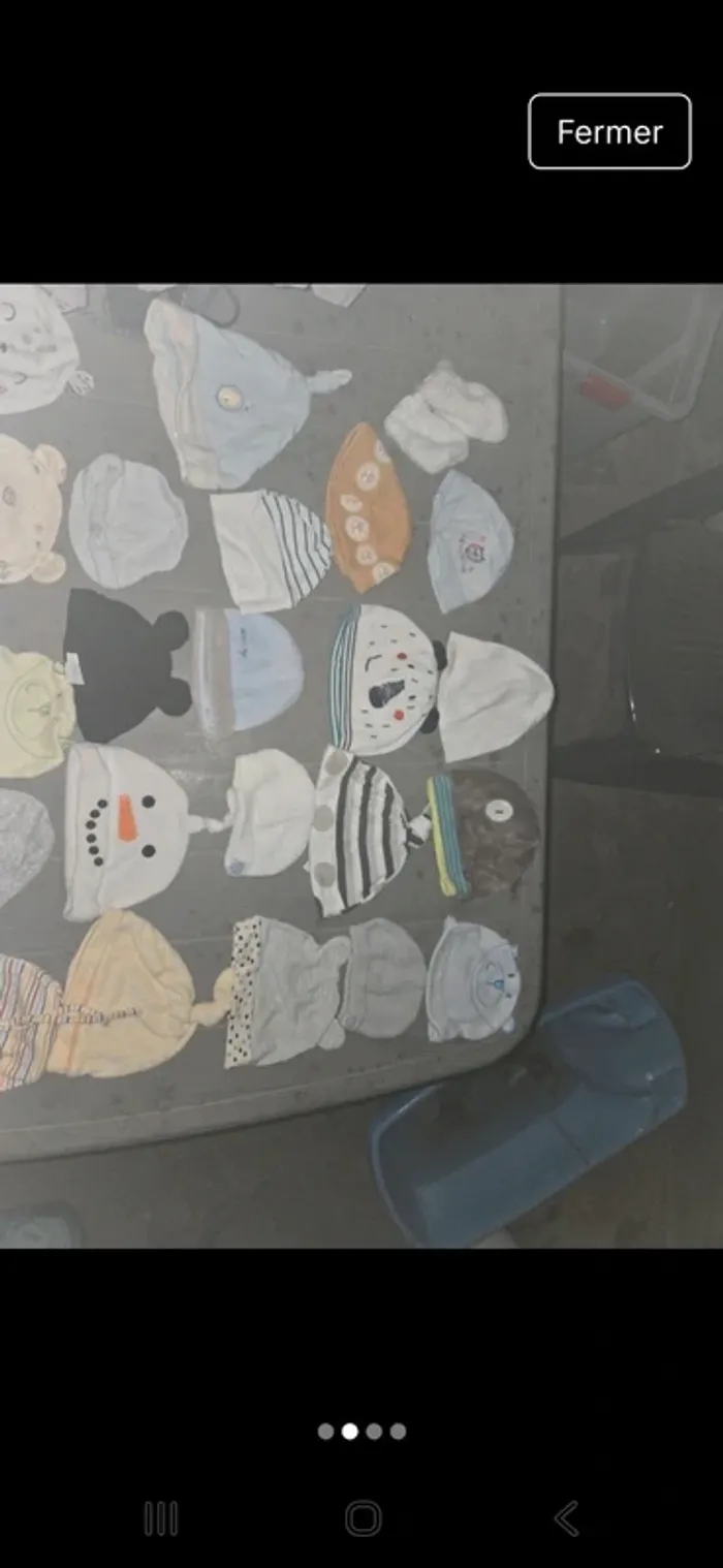 Gros lots de bonnets naissance - photo numéro 2