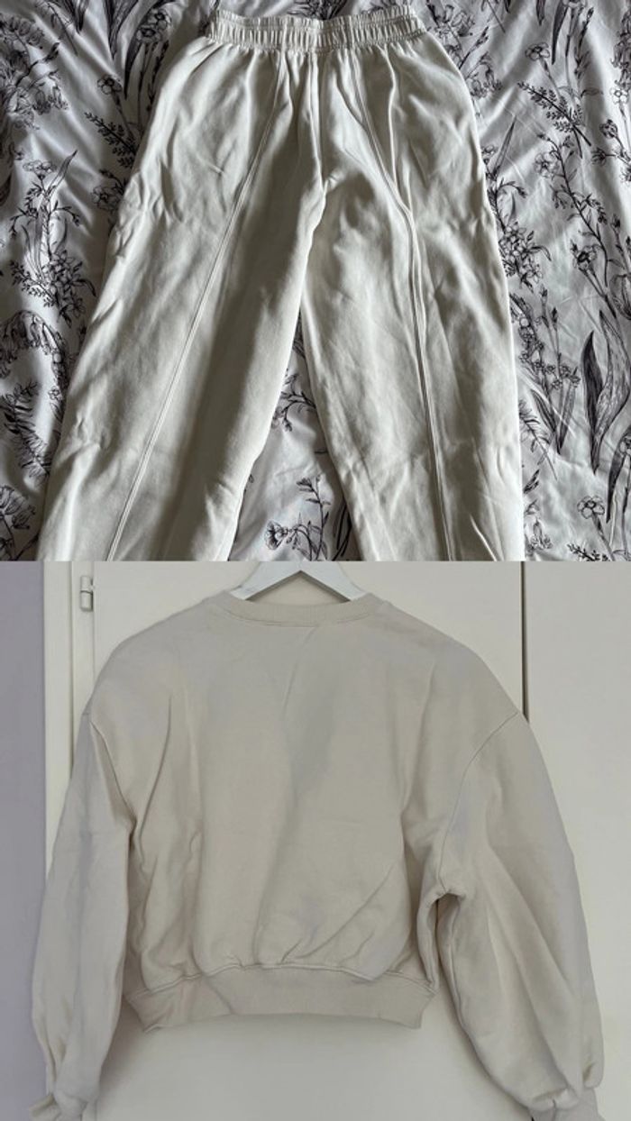 ensemble de jogging beige zara