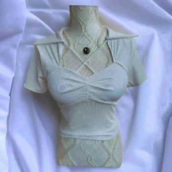 Haut blanc🌹 taille unique🌹