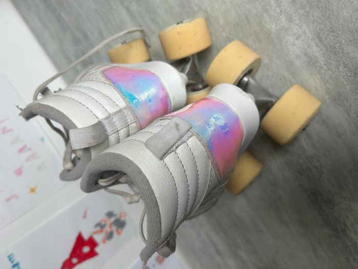rollers pains à roulettes enfant oxelo taille 32 - photo numéro 3