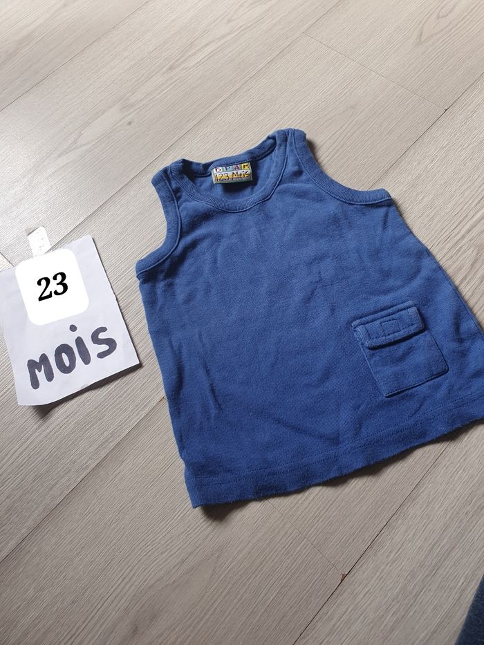 Maillot t-shirt débardeur 18mois garçon