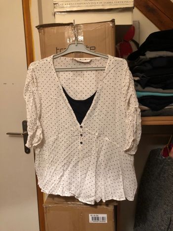 Tunique manche trois quart Zara