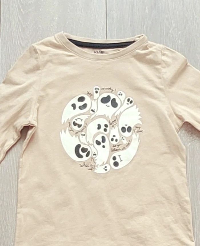 Maillot manche longue beige. Garçon 4 ans. Marque Kiabi - photo numéro 2