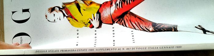 Magazine Vogue Italien supplemento al n°465 di vogue italia gennaio 1989 - photo numéro 5