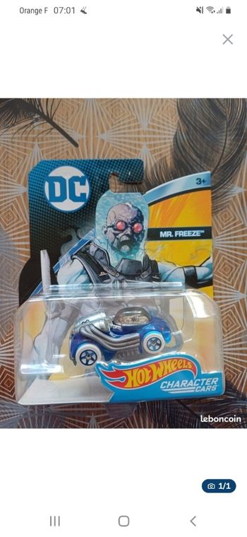 Voiture hot wheels dc comics 