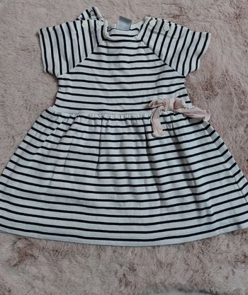 Robe Marinière Petit Bateau 12 mois