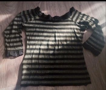 T-shirt à manches 3/4 femme XS 34