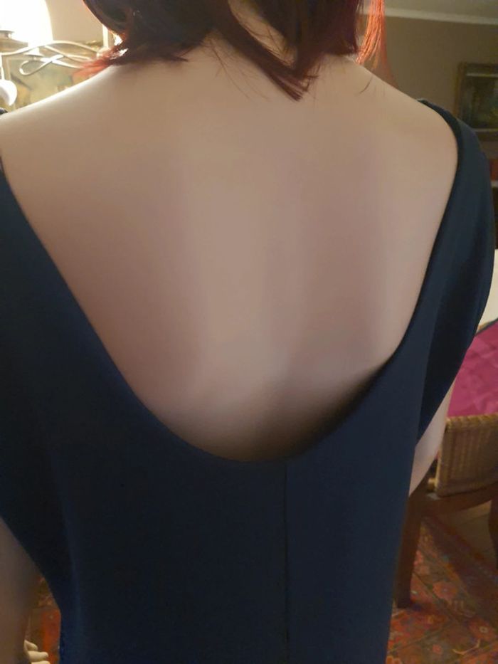 Jolie Robe marine Desigual  taille XXL fr 44 - photo numéro 7