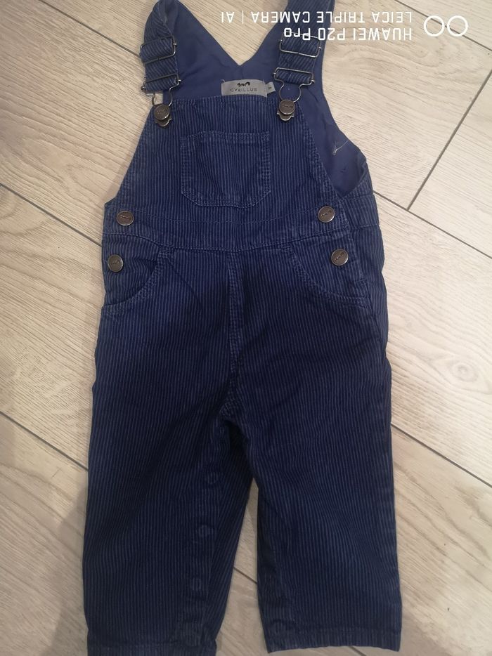 Salopette garçon cyrillus 9 mois