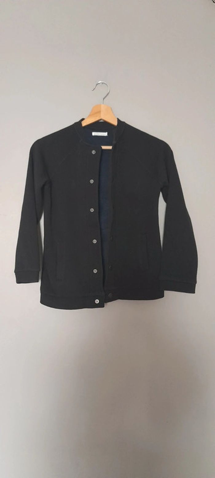 Veste teddy noir - photo numéro 5