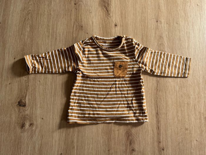 Lot de 2 t shirt manche longue thème renard - photo numéro 2