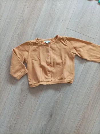 Veste moutarde 3 ans