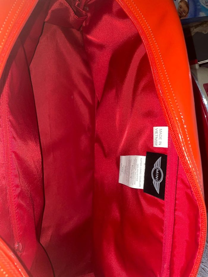 Sac orange fluo Mini Cooper - photo numéro 3