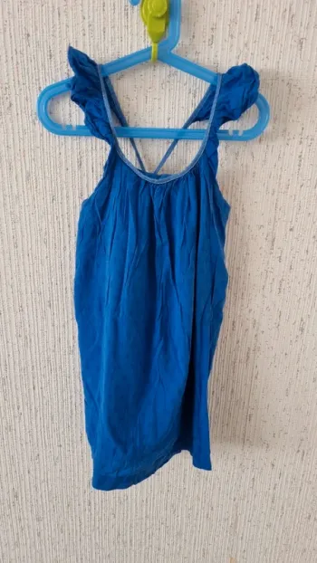 Robe bleu taille 6-7 ans zara girl