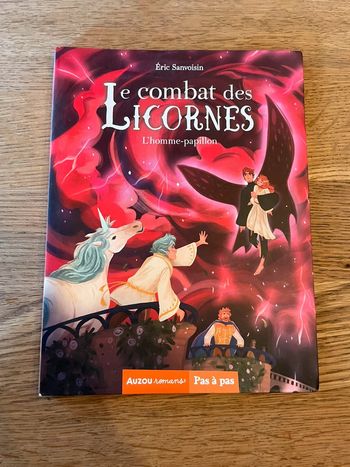 Livre pas à pas Le combat des licornes  Auzou romans CE1