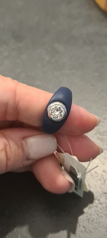 Bague swarovski marque hip hop neuve