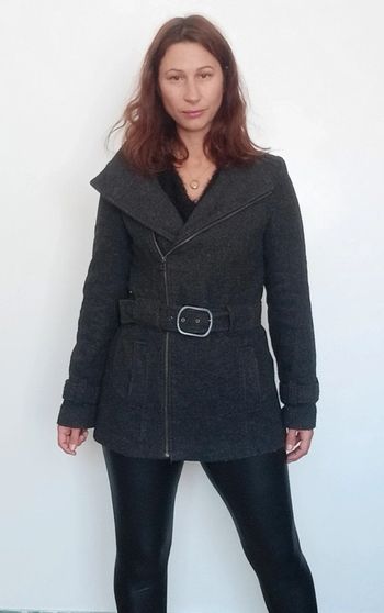 Manteau gris casualchic