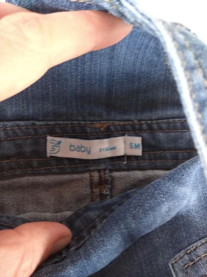 Salopette jeans Garçon 6 mois Gémo - photo numéro 12