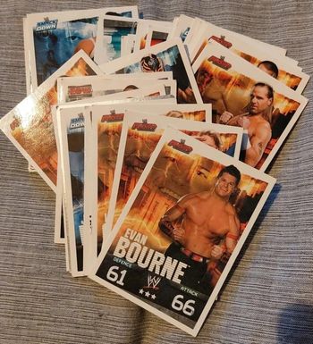 Lot de cartes à collectionner Slam Attax Evolution