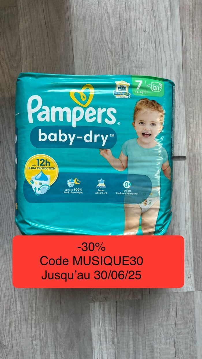 Pampers taille 7