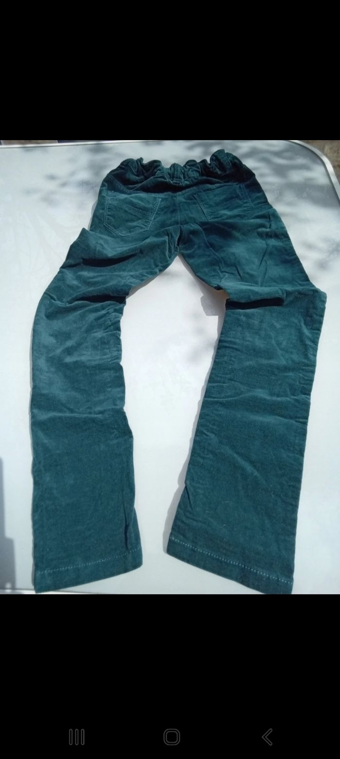 Pantalon vert canard/ Gémo - photo numéro 2