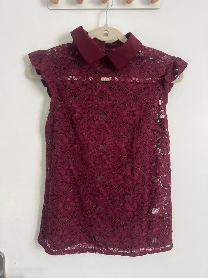 Haut dentelle taille S - photo numéro 3