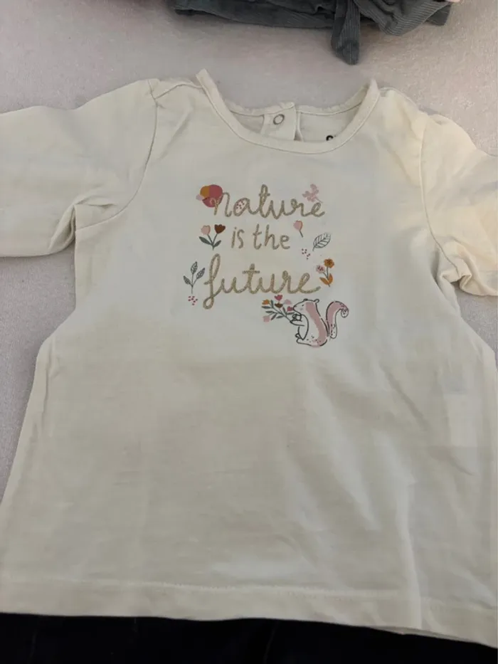 Ensemble bébé fille taille 9mois - photo numéro 2