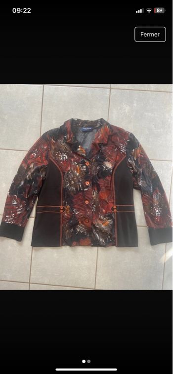 Veste femme a motif