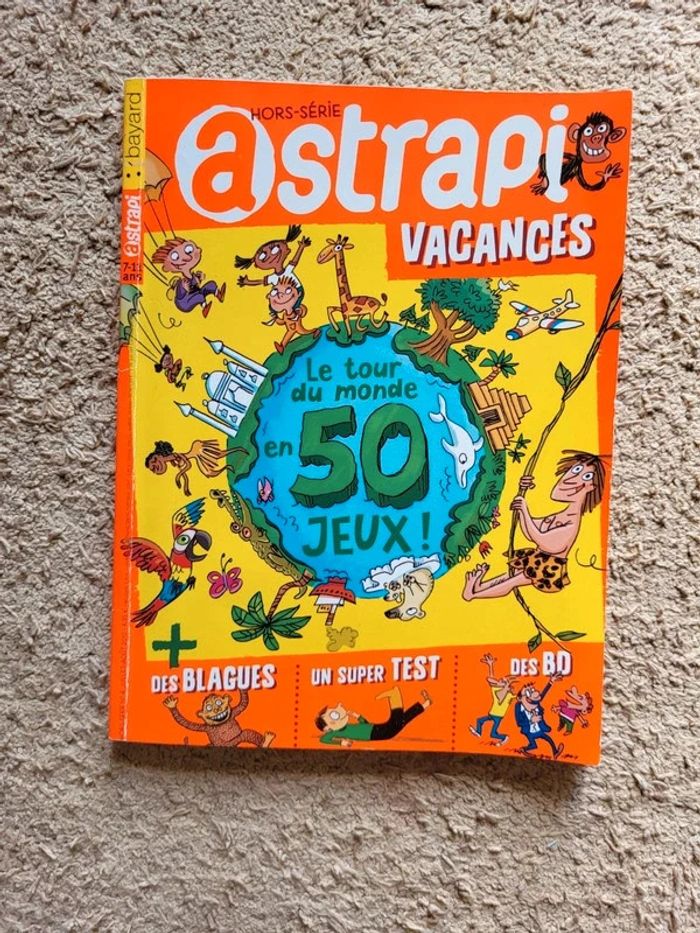Lot Lot de 3 magazines Astrapi – Spécial vacances d'été - photo numéro 2