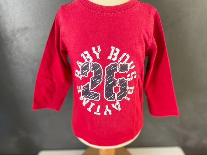Sweat-shirt bébé rouge