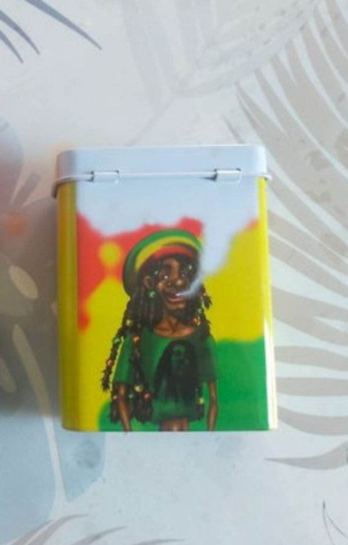 Boîte de cigarettes baba cool style bob Marley - photo numéro 4