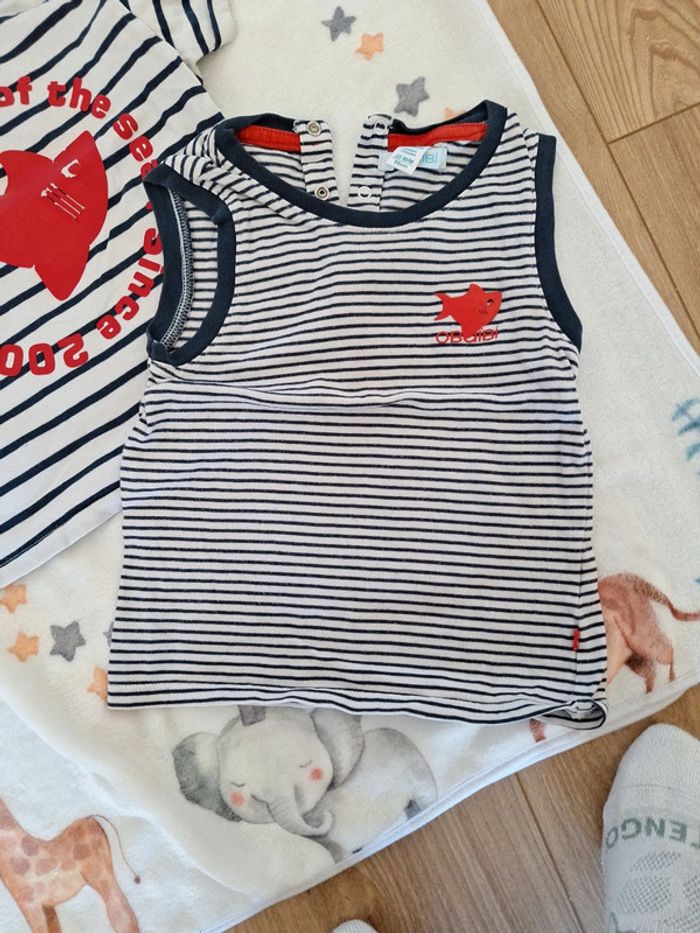 Lot de 2 hauts marins - photo numéro 2