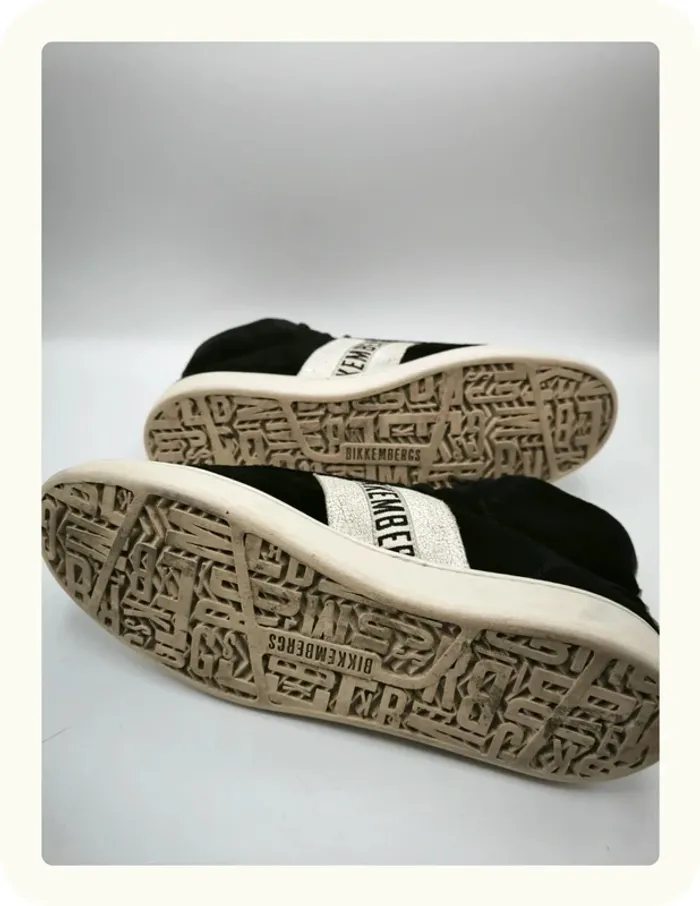 Baskets montantes effets daim Bikkembergs Taille 42 - photo numéro 6
