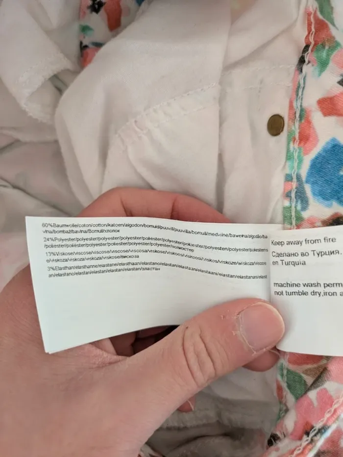 Pantalon MAC Jeans modèle Melanie Cropped - Fleuri - Taille 38/28 - photo numéro 5