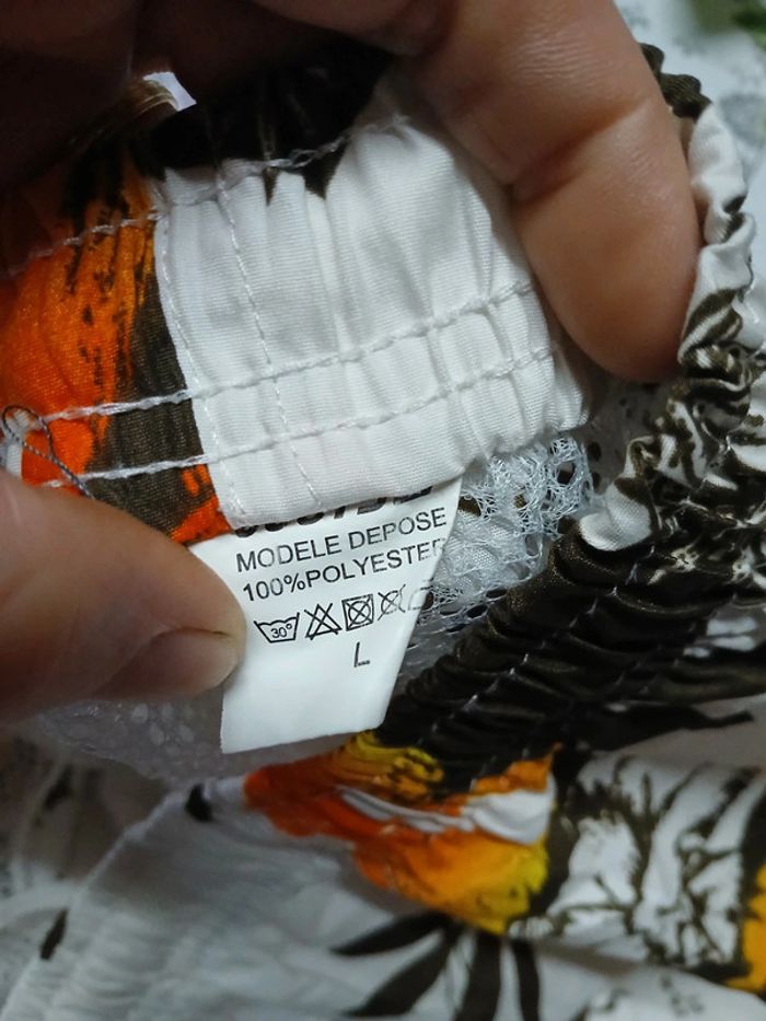 Short de plage homme taille L - photo numéro 5