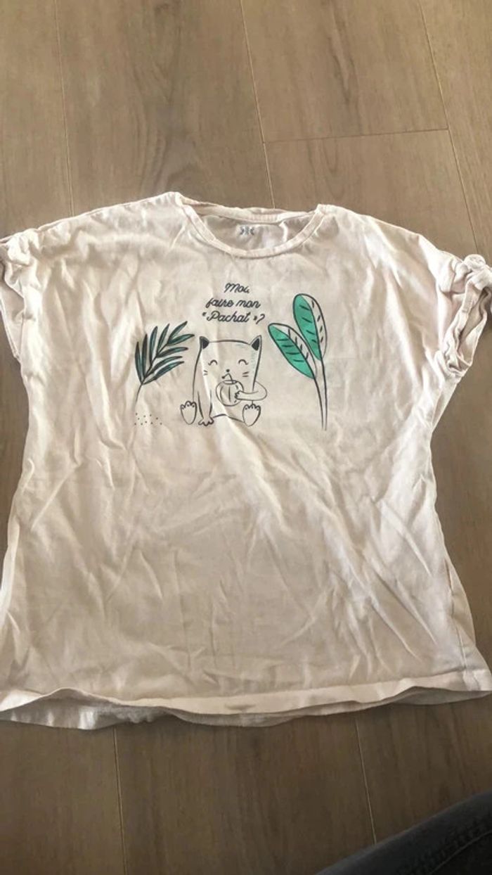 T-shirt rose La Redoute Kids taille 10 ans