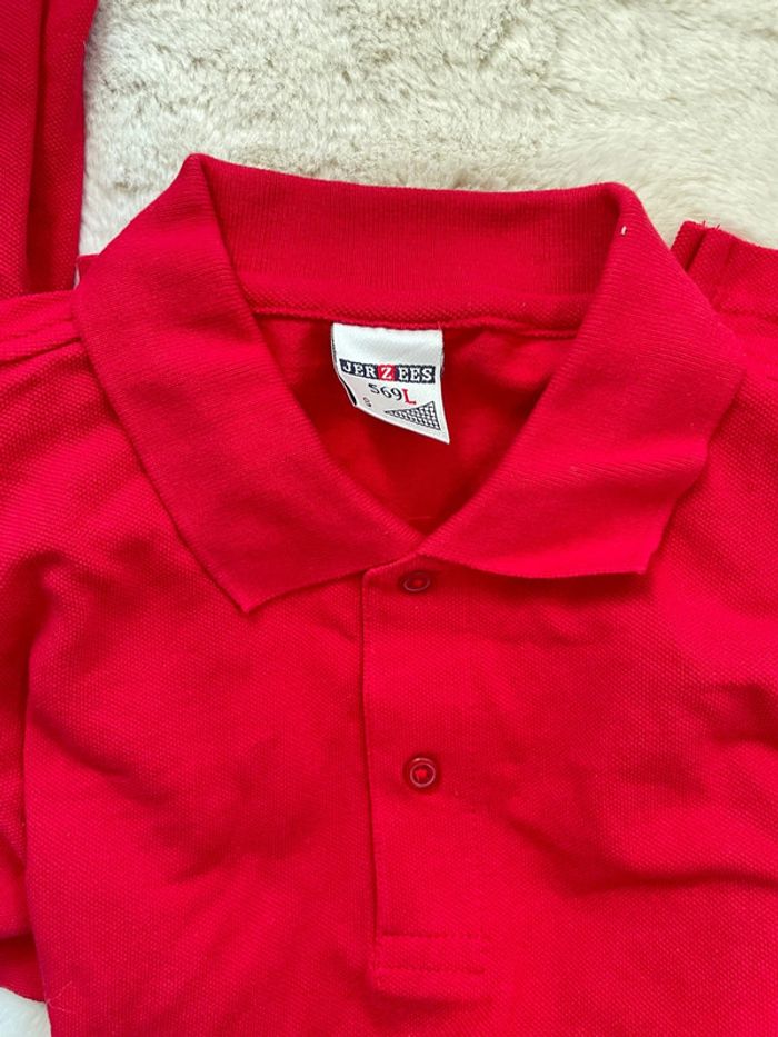 2 polos neuf jerzees taille S en coton - photo numéro 3