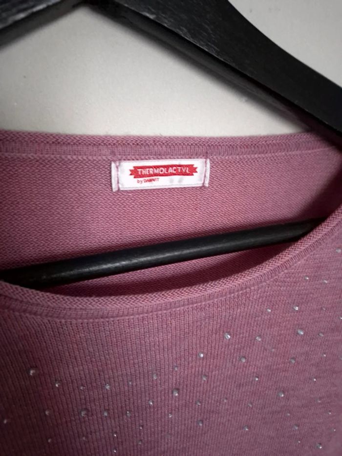 Pull fin thermolactyl Damart taille 38 40 - photo numéro 2