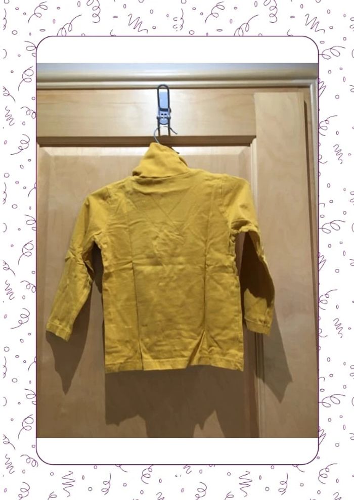 T-shirt col roulé moutarde tape à l’œil - photo numéro 2