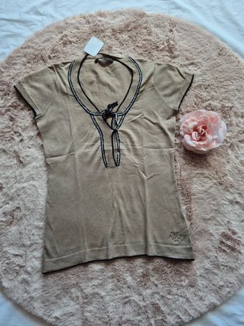 Pull fin beige ddp taille s