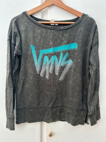 Sweat-shirt femme vintage vans - Taille S