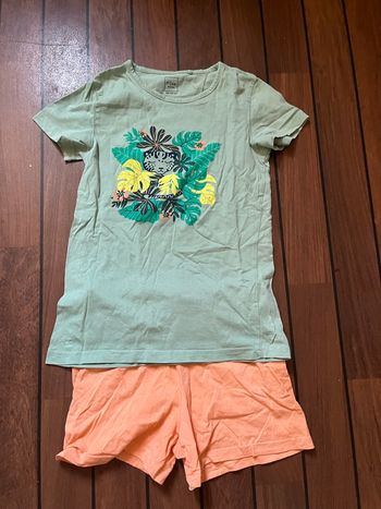 Pyjashort fille tissaia taille 12 ans